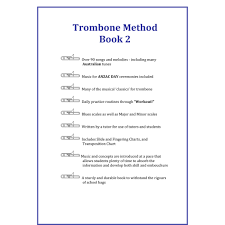 Clefs N Keys Trombone Method Book 2 Hard Copy