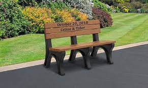 Victory Inlay Memorial Benches