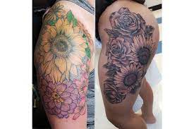 gray tattoos vs color tattoos