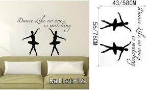 3d Sticker Decoratie Ballet Danser