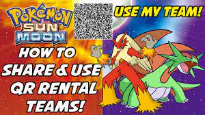 How to Scan and Share QR Rental Teams in Pokemon Sun and Moon! - YouTube