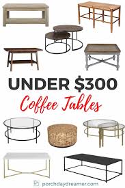 how to choose the right coffee table