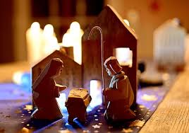 christmas holy family nativity scene