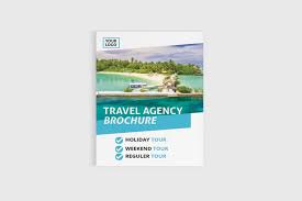 a4 travel brochure template by