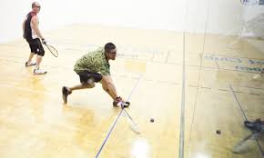 The game is played between two or more players and all you have to do is strike the ball against the front wall and score more points than your opponents to win the game. After A 20 Year Absence The International Racquetball Tour Returns To Davison With Top Players In The World Mlive Com