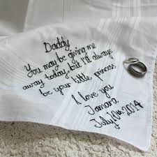 father of the bride handkerchief by mr