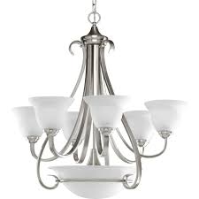Torino Collection Six Light Two Tier Chandelier P4417 09