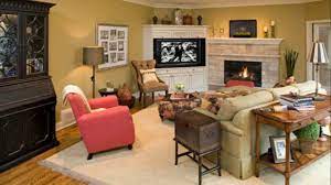 living room furniture layout corner tv