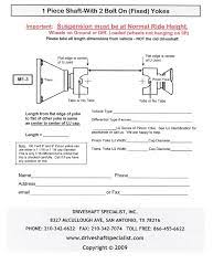 truck driveshafts master page