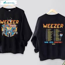 weezer t shirt weezer 2023 concert