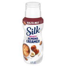 silk hazelnut unsweet almond creamer 16