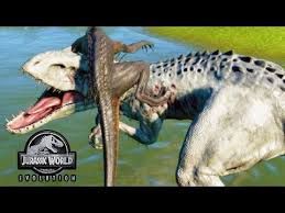 Indominus rex & raptors vs soldiers jurassic world 2015 movie clip trim. Indoraptor Vs Indominus Rex Jurassic World Evolution Youtube