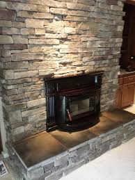 how to lay stone veneer fireplace