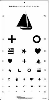 kindergarten eye test chart precision