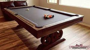 correct pool table dimensions to leave