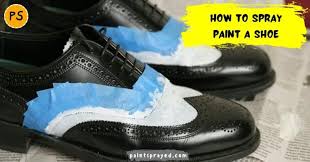 How To Spray Paint A Shoe Paint Sprayed