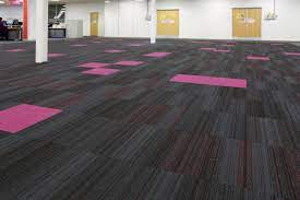 pink carpet tiles from burmatex