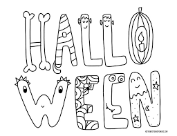 I`m one of them who. Halloween Coloring Pages The Best Ideas For Kids