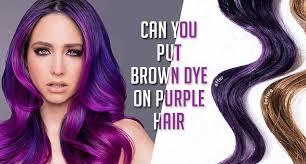 These light purple strands would a temporary color that washes out and fades with each wash will help you test out a fashion color, and by putting it underneath, it's not a full commitment. What Happens If You Put Brown Dye On Purple Hair Lewigs