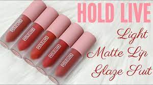 light matte lip glaze suit swatch