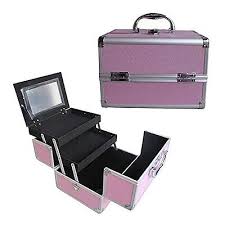 jewelry box cosmetic organizer pink