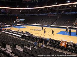 Chesapeake Energy Arena View From Lower Level 114 Vivid Seats