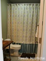 adding length to a shower curtain
