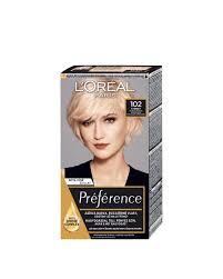 préférence permanent hair color 102