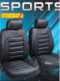 Leather Look Seat Covers Front Pair