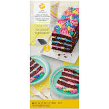 Since 1 foot unit has exactly 12 inches, 5 feet equals 60 inches. Easy Layers 10 X 4 Inch Loaf Cake Pan Set 4 Piece Wilton
