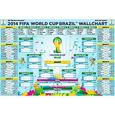 72 Surprising World Cup Fixtures Wall Chart