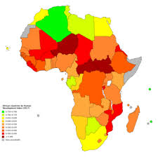List Of African Countries By Human Development Index Wikipedia
