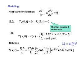 Solved 1 4 Transient Heat Conduction At