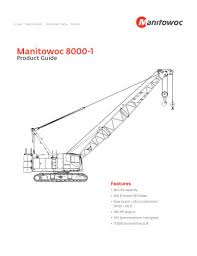 8000 1 Manitowoc Cranes Pdf Catalogs Technical