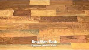 5 x 3 4 brazilian teak character