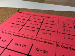 12 One Step Equation Activities That