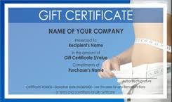 Personal Training Gift Certificate Templates Easy To Use