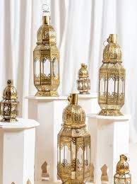 Gold Moroccan Lantern Moroccan Style