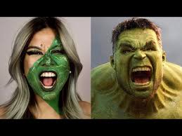 if the hulk was avant garde makeup