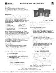 6 General Purpose Transformers Description Manualzz Com