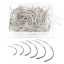 120 pcs leather needles curved sewing