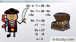 solving linear equations practice