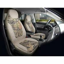 Mossy Oak 2pc Seat Cover High Back Tan