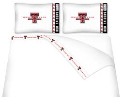 Ncaa Texas Tech Red Raiders Bed Sheets