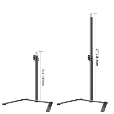 Neewer Tabletop Light Stand Base For Led Panel And Ring Light 15 4 27 Inches Adjustable Support Bracket For Make Up Selfie Live Show Portrait Youtube Photography Video Shooting Aluminum Alloy Neewer