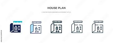 Black House Plan Vector Icons Designed