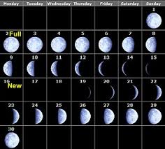 Phases Of The Moon 2009 Month By Month