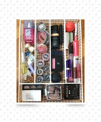 organize your makeup clutter