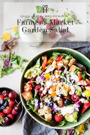 Farmer S Market Garden Salad With Lemon
