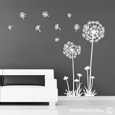 dainty dandelions wall art stickers